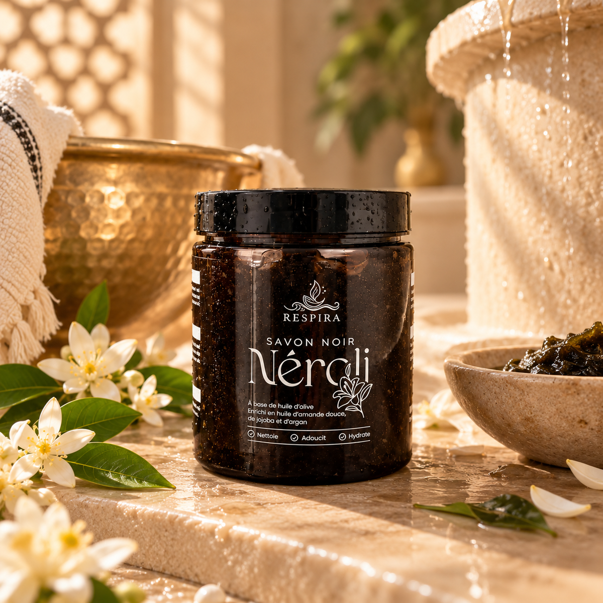 Savon noir Néroli 200gr