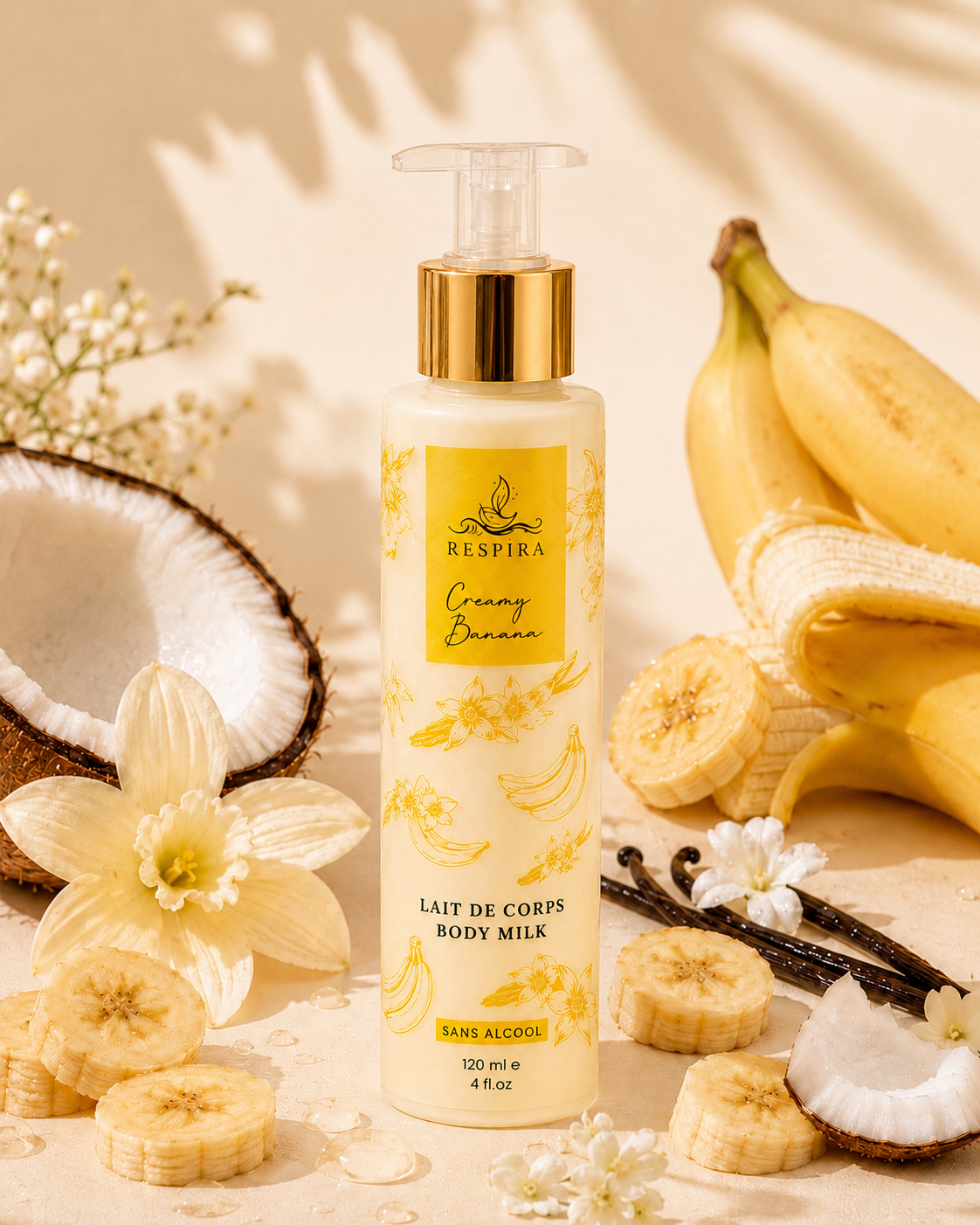 Lait de corps Creamy Banana - 120ml