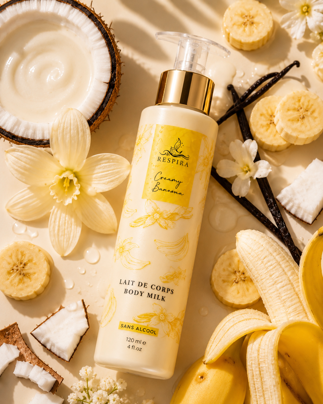 Lait de corps Creamy Banana - 120ml