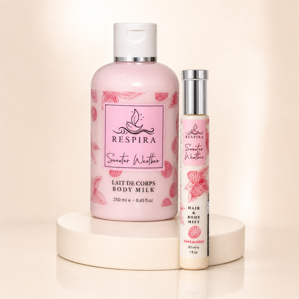Duo Peau Douce — Lait 250 ml + Mini-Brume 30 ml